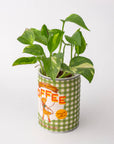 Ceramic Planter, Coffee Can