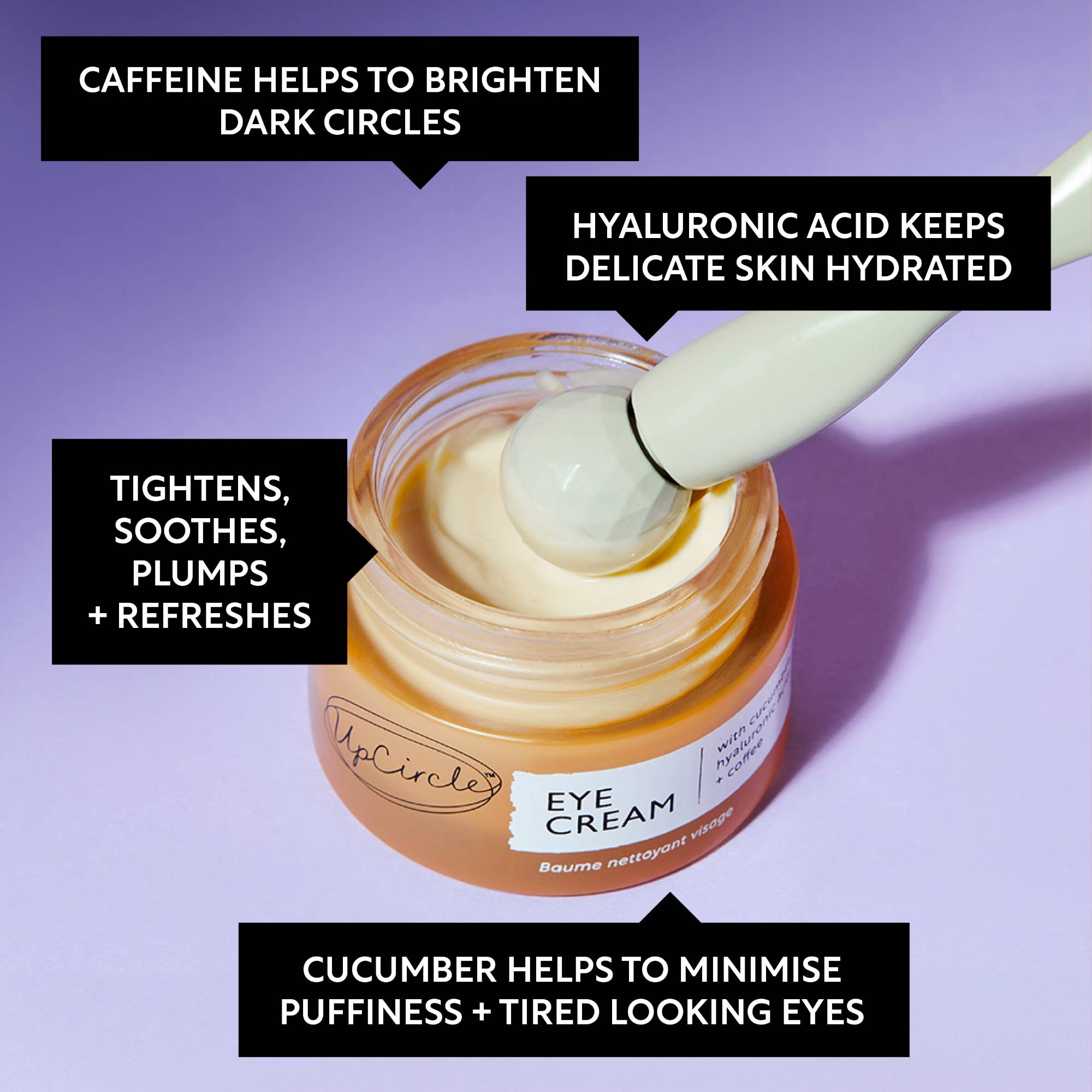 Cucumber + Coffee Vegan Eye Cream - Bulk Refill