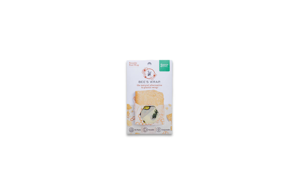 Bee's Wrap Medium Beeswax Wrap 3 Pack - Wheels 'n' Wedges