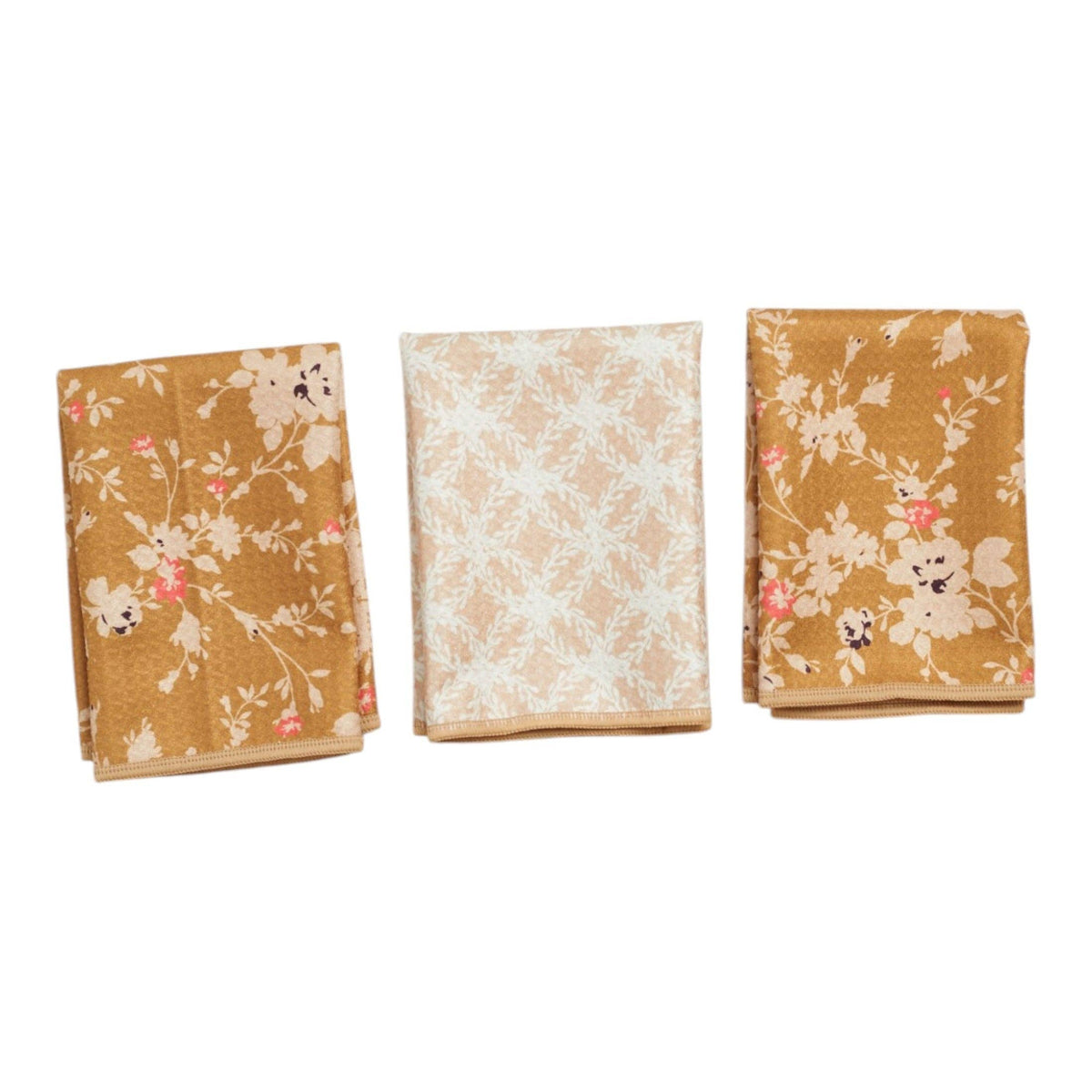 Mighty Mini Towel (Set of 3) Reversible - Signature Collection Pressed Petals