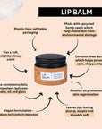 Natural Eco Friendly Vegan Lip Balm to hydrate and nourish
