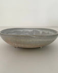 fort & field - Neutral rustic ceramic bowl with 3 legs handmade Japan