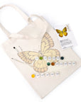 Paint Your Numbers - Golden Monarch Tote – Sunset Butterfly Edition Paint by Numbers Kit