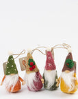 The Winding Road - Ornament Felt Gnomes, Gnome Holiday