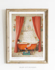 Princess Edwina Takes A Bath Art Print - 8.5" X 11"