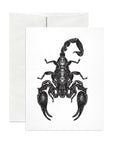 Emperor Scorpion Foil Greeting Card