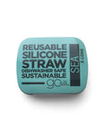 Silicone Straw in a Tin - Extra Long