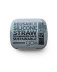 Silicone Straw in a Tin - Extra Long