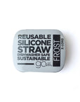 Silicone Straw in a Tin - Extra Long