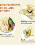 Bee's Wrap - Assorted 3 Pack - Honeycomb