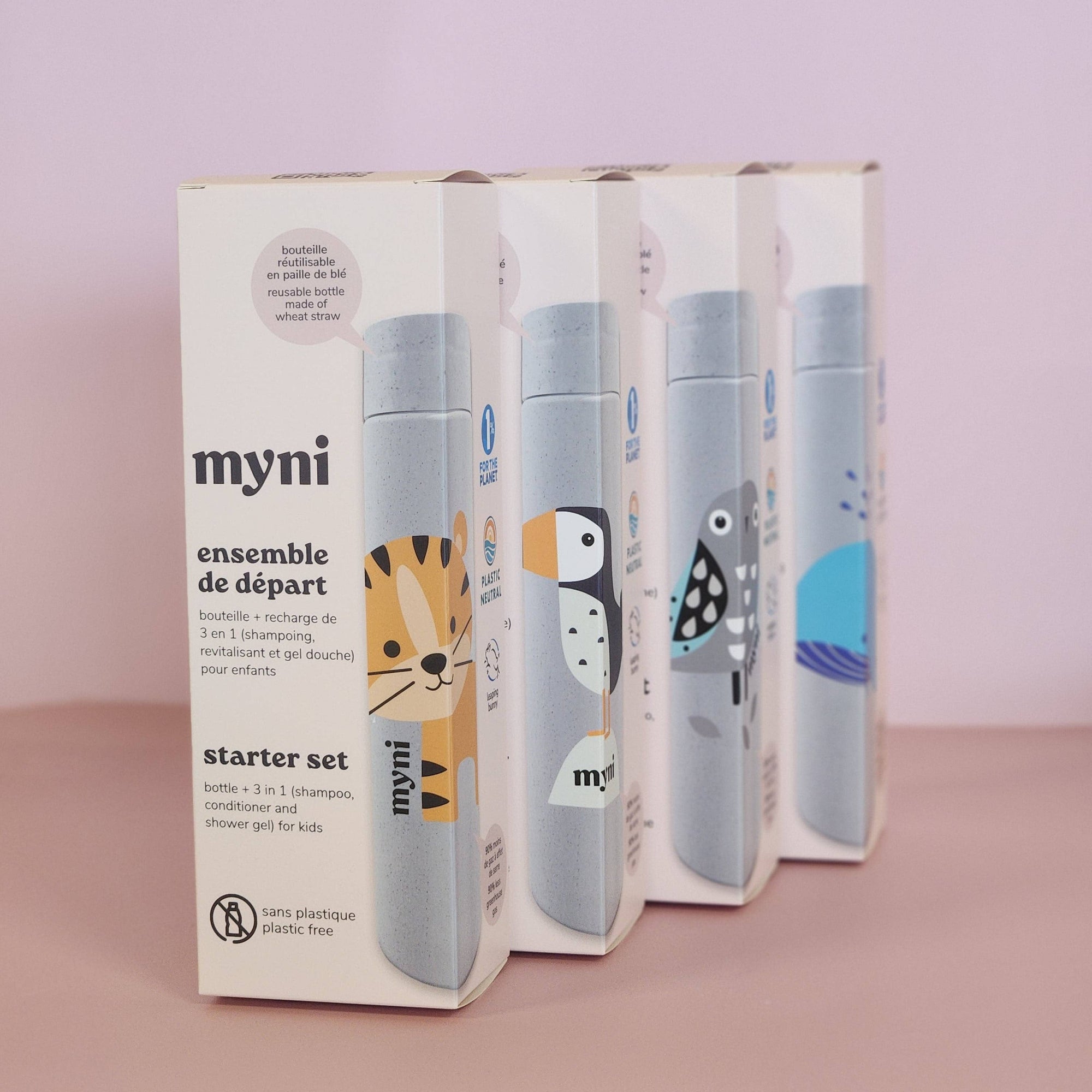 3-in-1 for Kids Starter set (Bottle + Refill) | 6 pk.