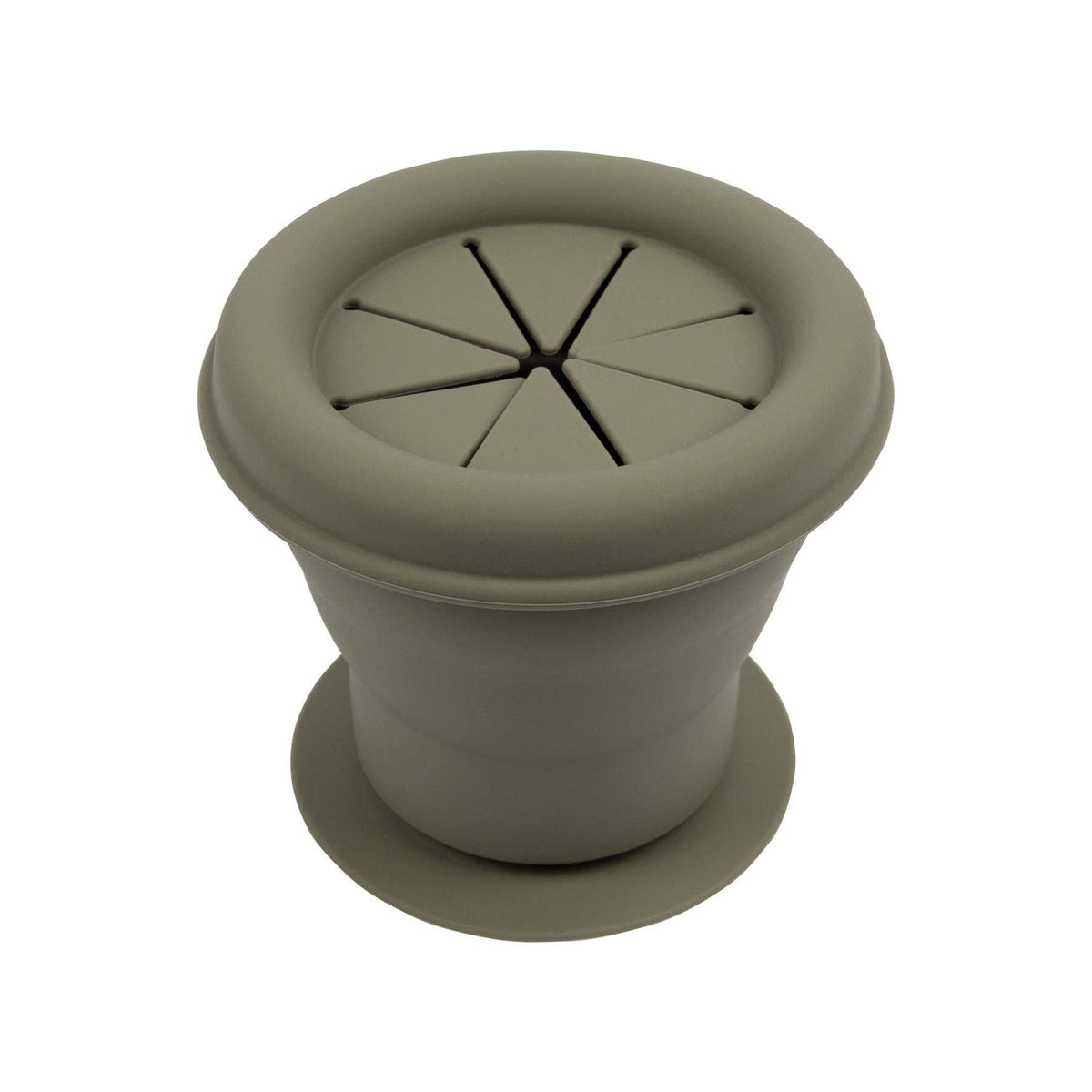 Silicone Baby Suction Snack Pot with Lid