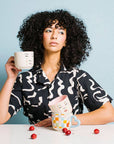 Striped Face Mug