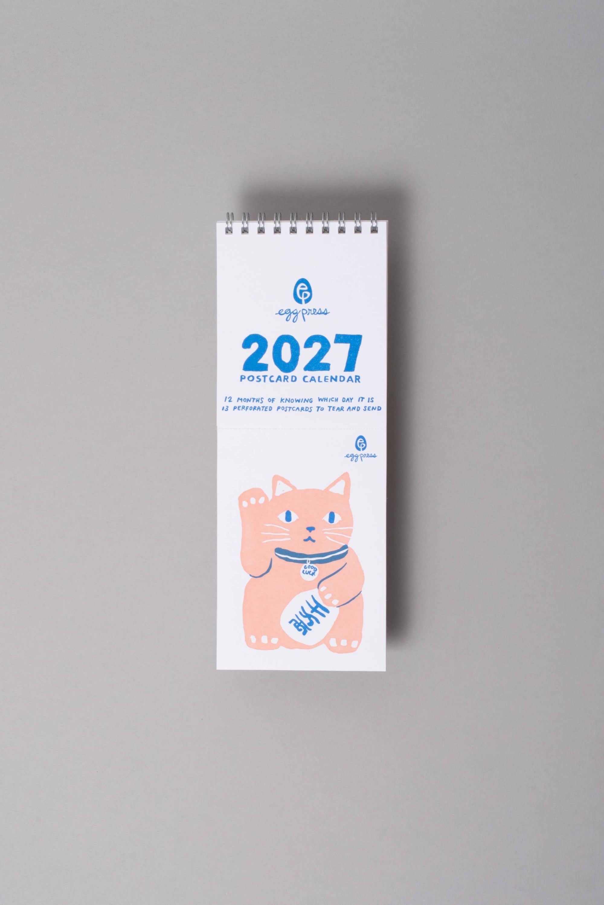 2027 Tear-off Postcard Illustrated Calendar