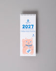 2027 Tear-off Postcard Illustrated Calendar