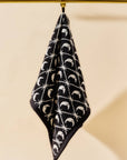 One & Only Paper - Moon and Stars Black and White Terry Cloth Towel