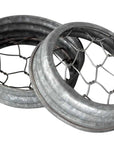 Galvanized Metal Flower Organizer Frog Lid for Mason Jars