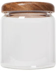 Danica Heirloom - Glass Jar with Acacia wood lid - 20 oz