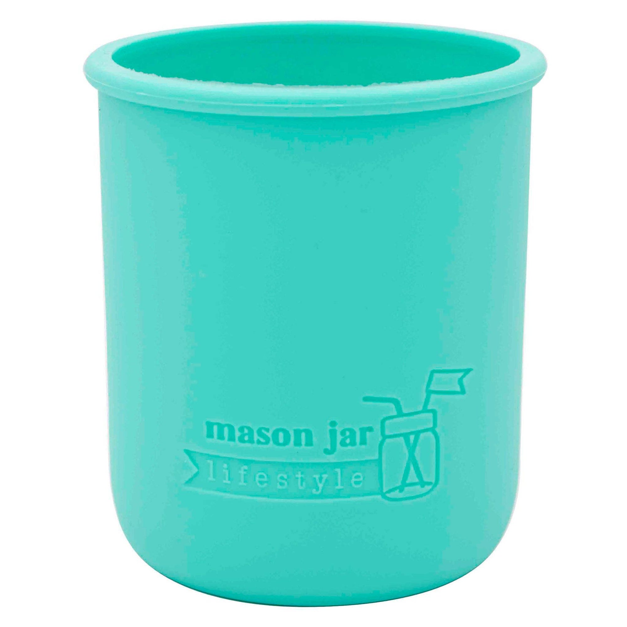 Silicone Sleeve for Wide Mouth Pint 16oz Mason Jars