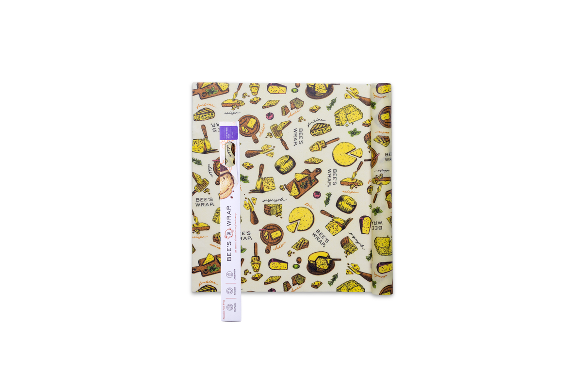 Bees Wrap Reusable Beeswax Food Wrap Roll -Wheels 'n' Wedges