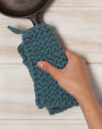 Lagoon Knit Potholder