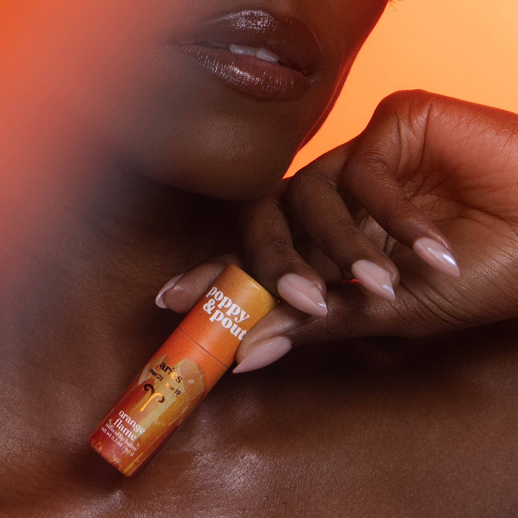 Lip Balm, Zodiac, Aries Orange Flame