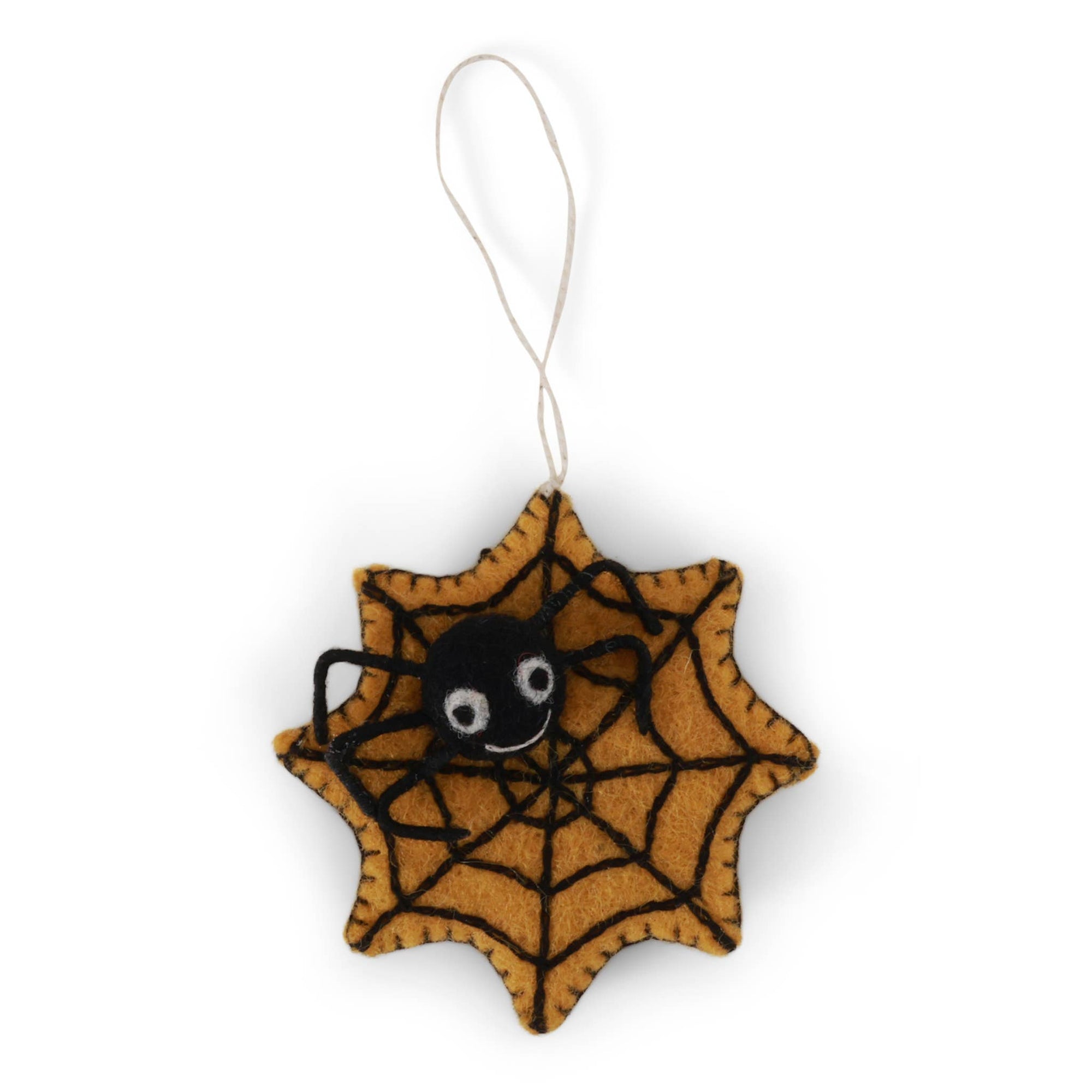 Spider Web w/Spider - Yellow