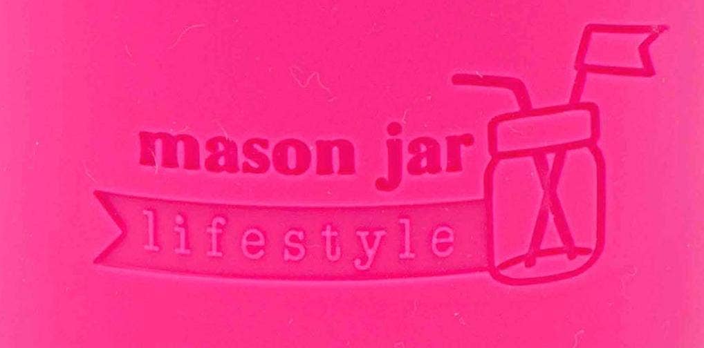 Silicone Sleeve for Wide Mouth Pint 16oz Mason Jars