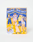 Birthday Barn Dance Letterpress Greeting Card by Phoebe Wahl