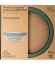Food Huggers - Food Huggers Lid Extra Large  Gradual Green