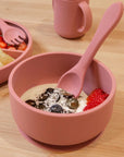 Silicone Baby Suction Bowl with Lid