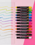 Erasable Silky Window Crayons - 12 colors