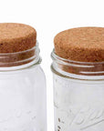 Mason Jar Lifestyle - Cork Lid / Stopper for Mason Jars 4 Pack