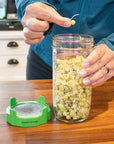 Rust Proof Sprouting Lid with Built-In Stand for Wide Mouth