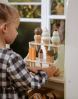 Wooden Ice Cream Stand and Accessories