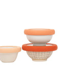Food Huggers - Food Huggers Lids Set/3 Terra Cotta (XS,S,M)