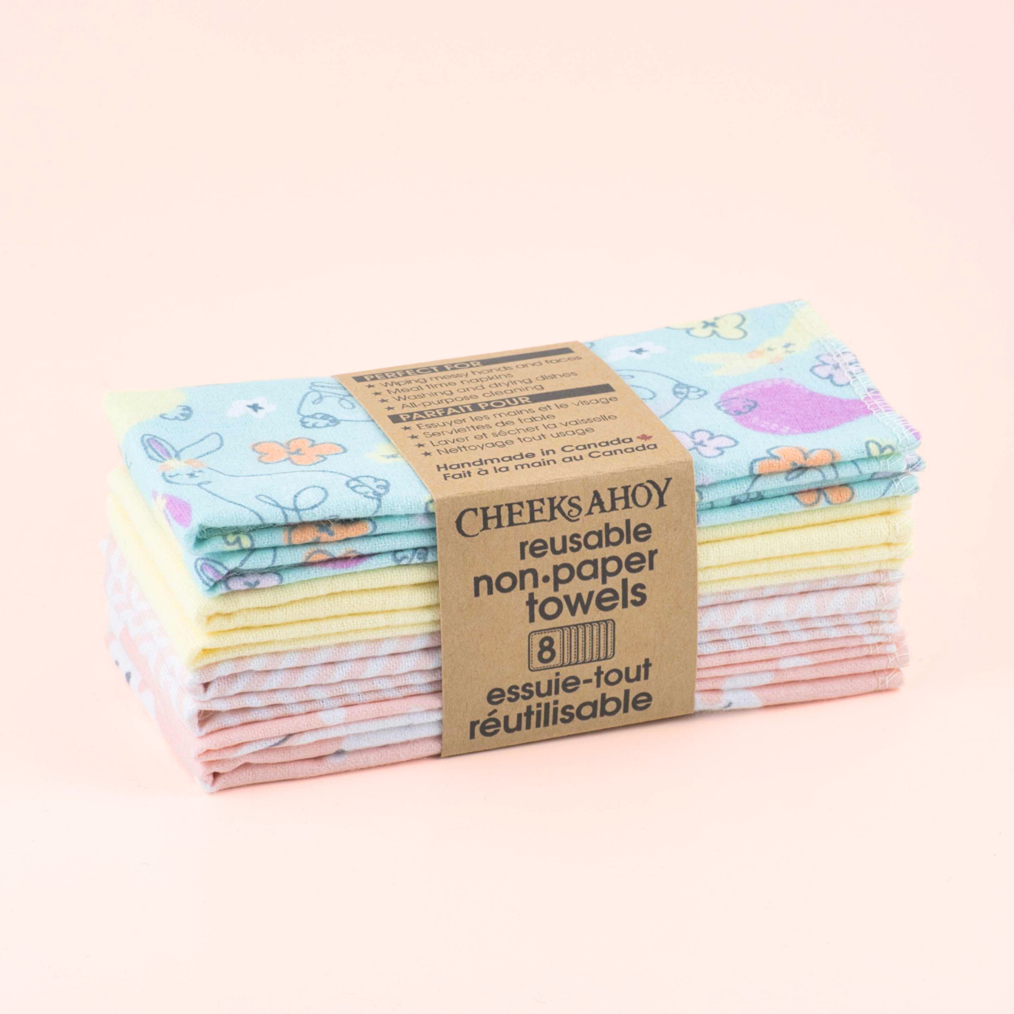 Reusable Non-Paper Towels - Spring Collection 2026