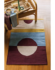 Moonphase Woven Cotton Formation Rug 2 x 3 ft