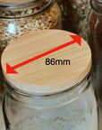 Zefiro - Bamboo Jar Lid Wide Mouth -