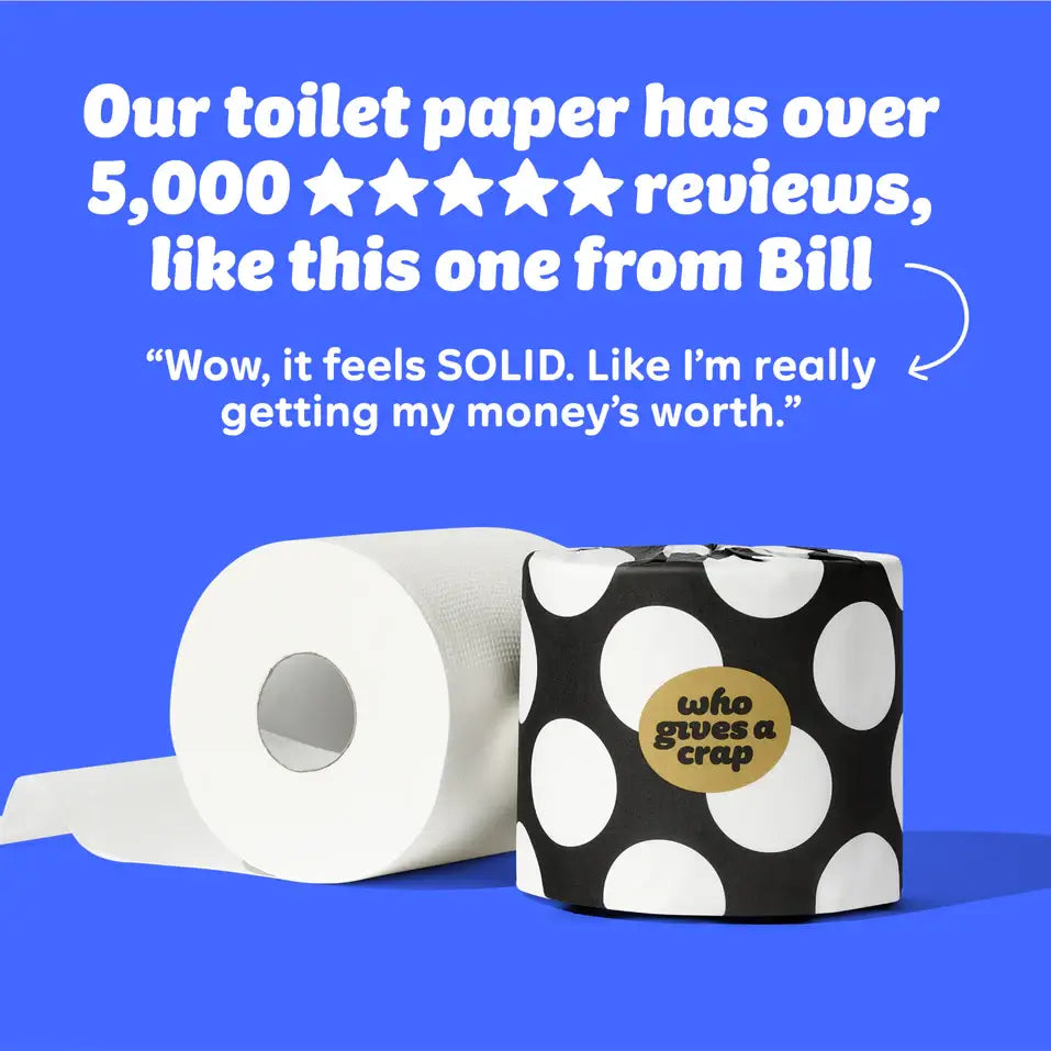 Who Gives a Crap - 100% Bamboo Toilet Paper