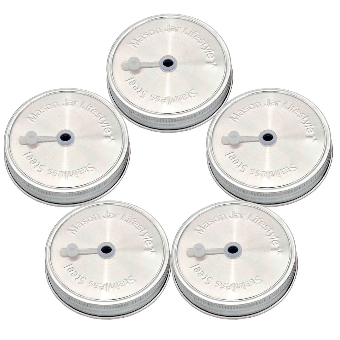 Mason Jar Lifestyle Mason Jar Lids - Thumbnail 2