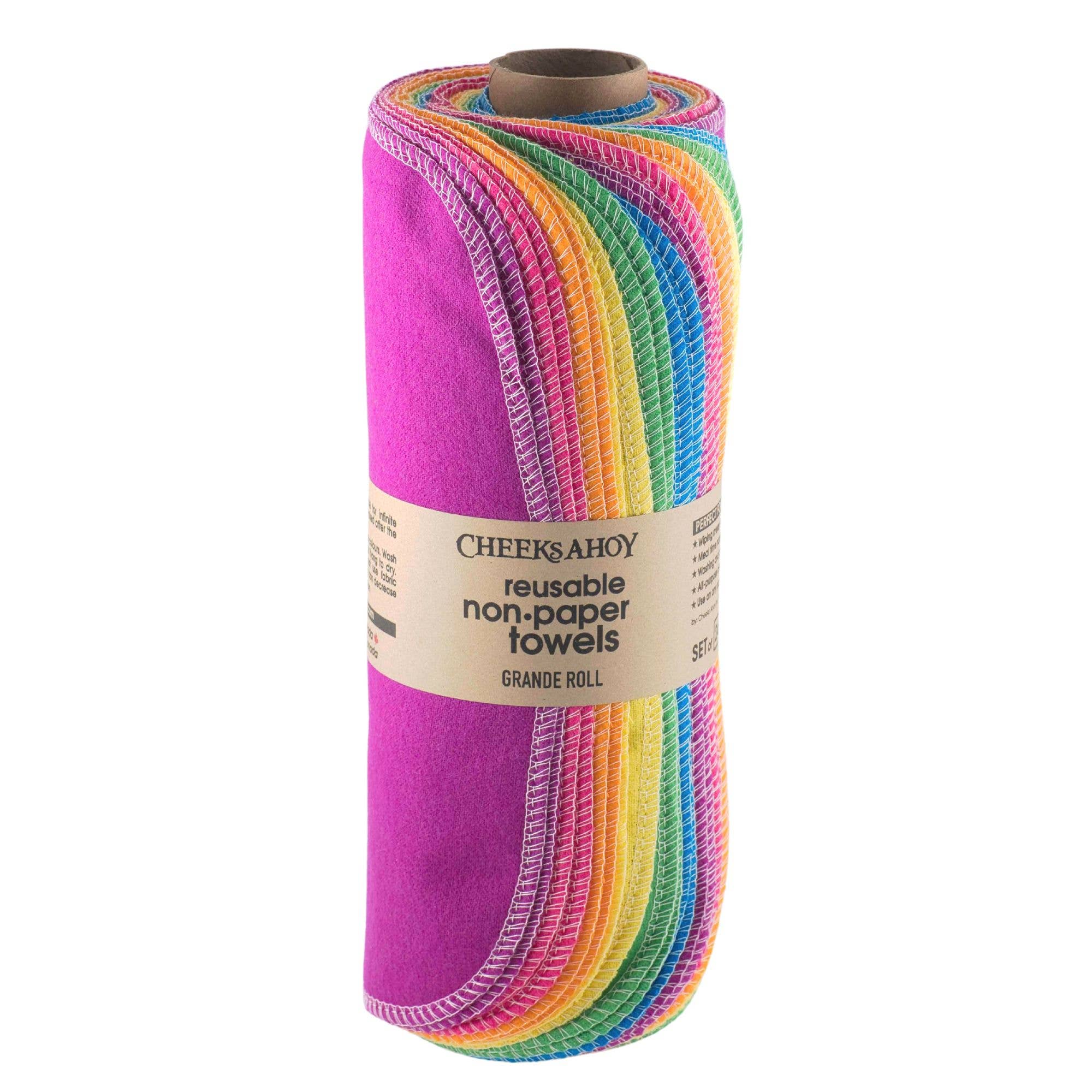 Cheeks Ahoy - Pre-Rolled Reusable Non-Paper Towels