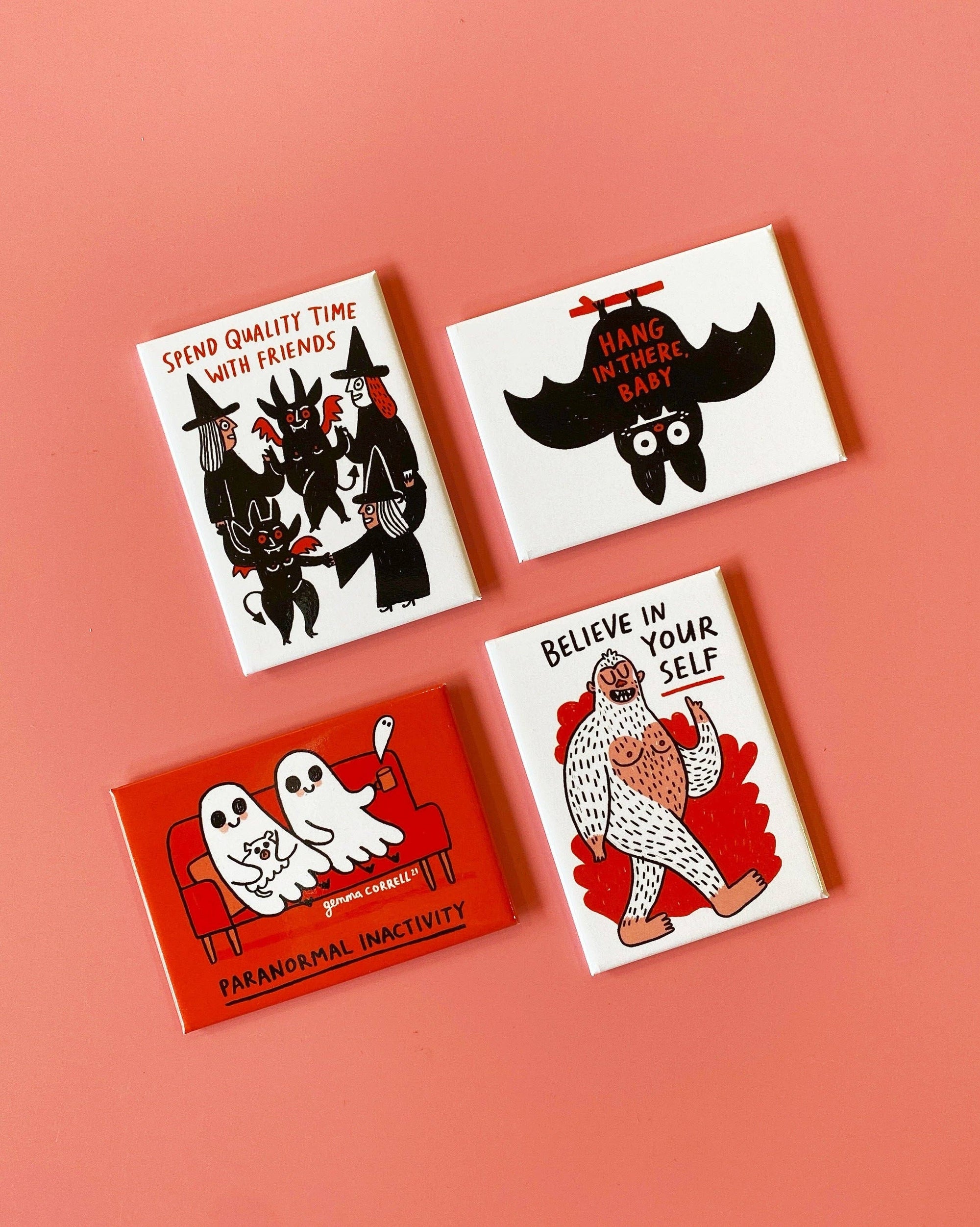 Gemma Correll - Paranormal Activity Rectangle Magnet