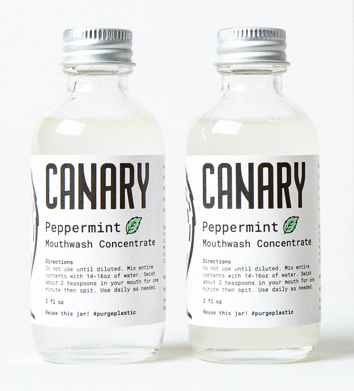 Canary Clean Products - Peppermint Mouthwash Concentrate