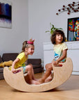 2in1-Montessori Wooden Seesaw-Table Chair Set