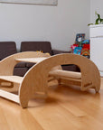 2in1-Montessori Wooden Seesaw-Table Chair Set