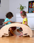 2in1-Montessori Wooden Seesaw-Table Chair Set