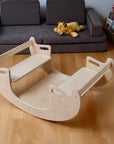 2in1-Montessori Wooden Seesaw-Table Chair Set