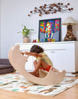 2in1-Montessori Wooden Seesaw-Table Chair Set