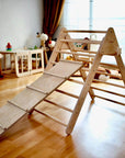 3 size Montessori Triangle Climber Set | Indoor Playground for Kids